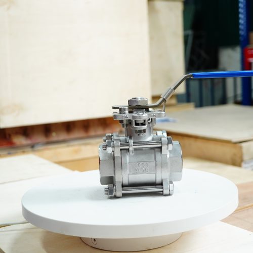 Van bi inox tay gạt lắp ren