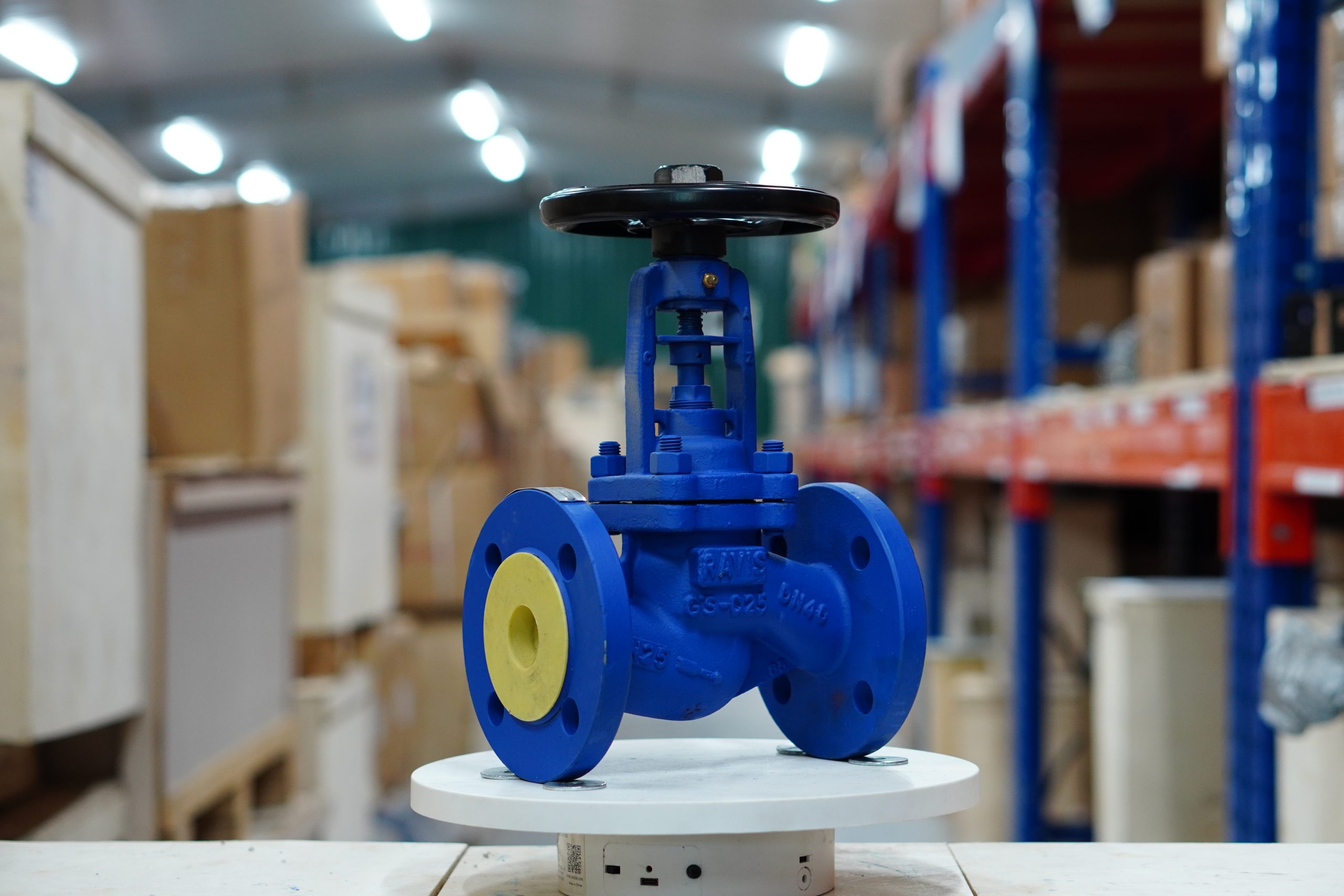 Ảnh thực tế: Van cầu hơi chữ ngã Ravis tại THP - 4