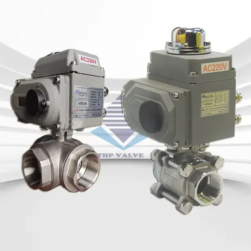 Van bi lắp ren điều khiển điện Haitima Đài Loan - THP Valve