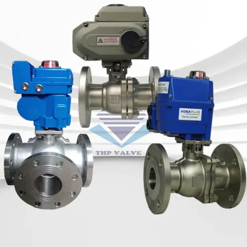 Van bi mặt bích điều khiển điện Haitima - KosaPlus