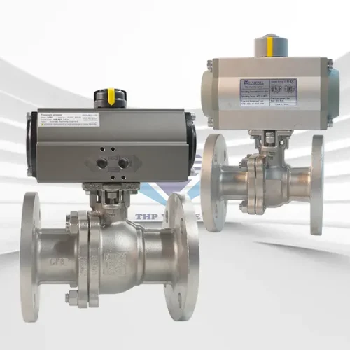 Van bi mặt bích điều khiển khí nén Haitima Đài Loan - KosaPlus Hàn Quốc