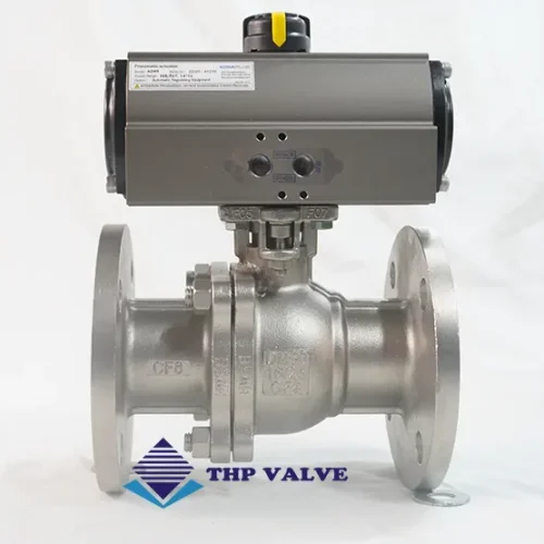 Van bi mặt bích điều khiển khí nén Hàn Quốc KosaPlus DN50