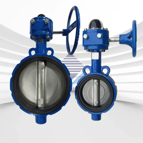 Van bướm tay quay vô lăng thân gang cánh inox