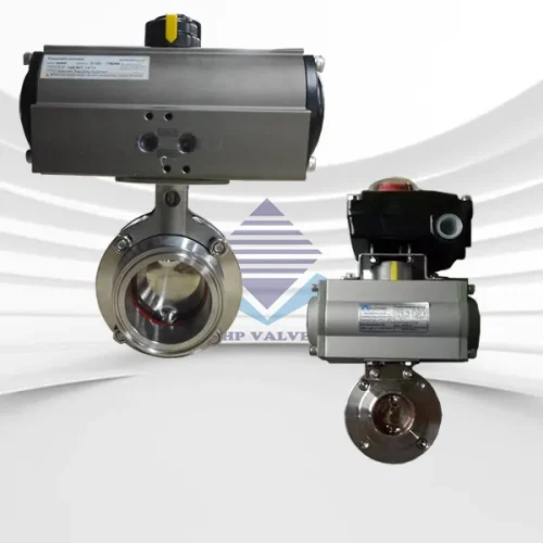 Van bướm vi sinh điều khiển khí nén haitima - kosaplus