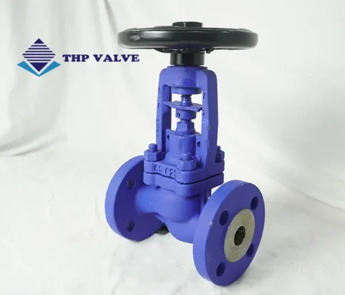 Ảnh thực tế van cầu hơi thép tiêu chuẩn Đức tại THP