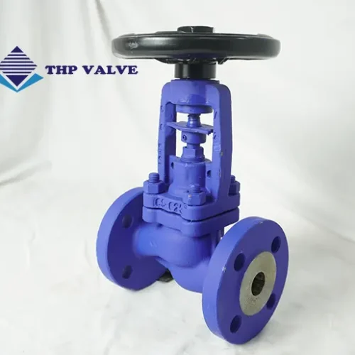 Ảnh thực tế van cầu hơi thép tiêu chuẩn Đức tại THP