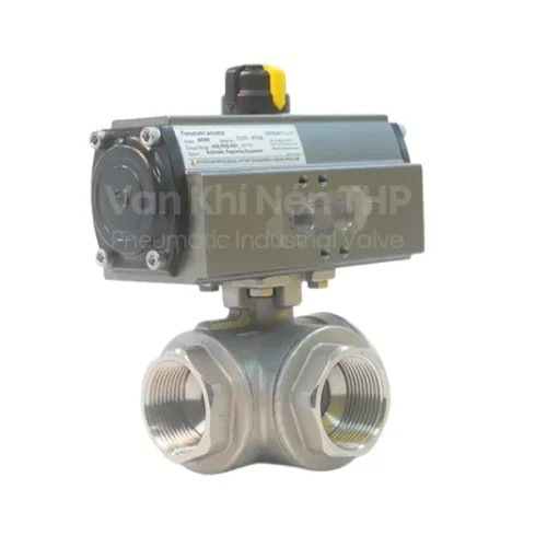 Van bi 3 ngã điều khiển khí nén