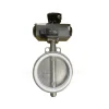 Van bướm inox điều khiển khí nén