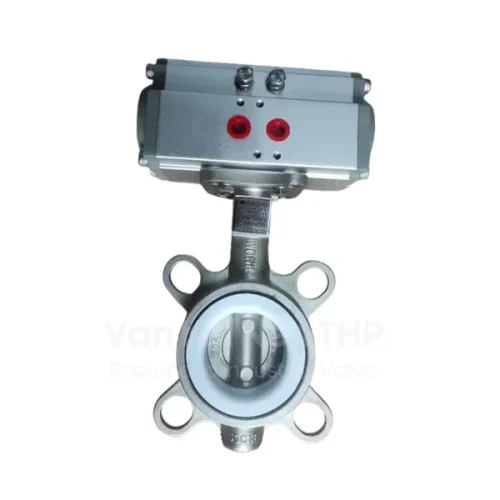 Van bướm inox điều khiển khí nén