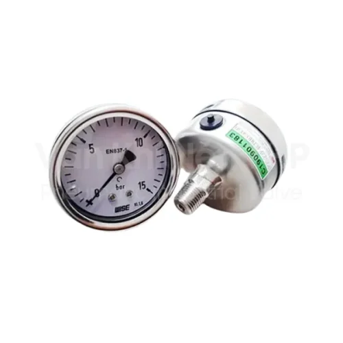 Đồng hồ áp suất chân sau có vành