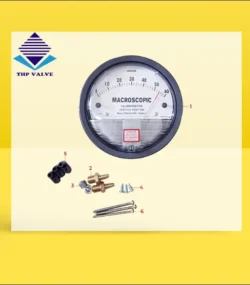 Hình ảnh của đồng hồ đo chênh áp phòng sạch