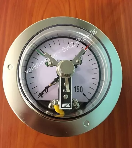 đồng hồ đo áp suất 3 kim chân sau