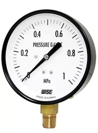 đồng hồ đo áp suất wise vỏ thép ruột đồng p110