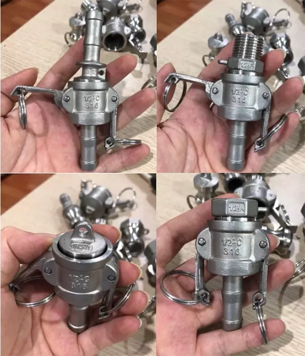 Hình ảnh các loại nối nhanh inox