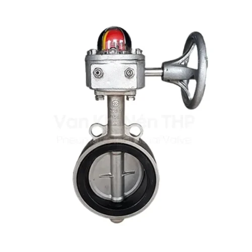 Van bướm inox tay quay