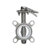 Van bướm tay gạt inox