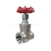 Van cổng inox ren