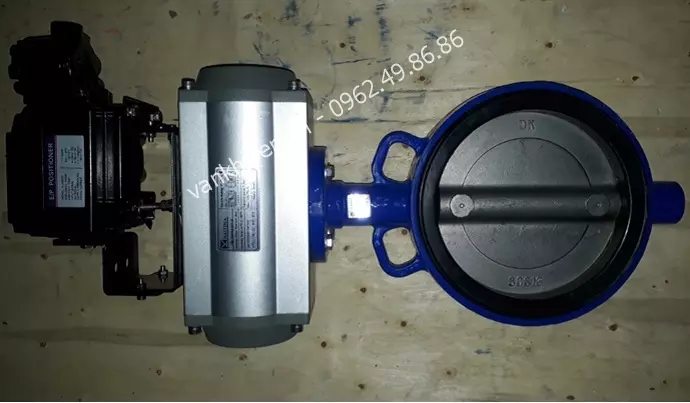 Van bướm điều khiển khí nén DN80 tuyến tính