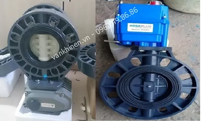 van bướm nhựa điều khiển điện