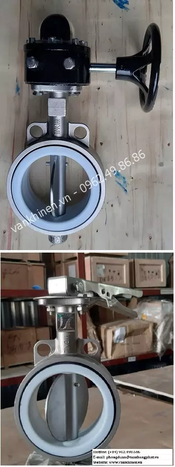 Van Bướm Inox Kết Nối Tiêu Chuẩn DIN
