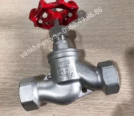 Van cầu lắp ren inox 304