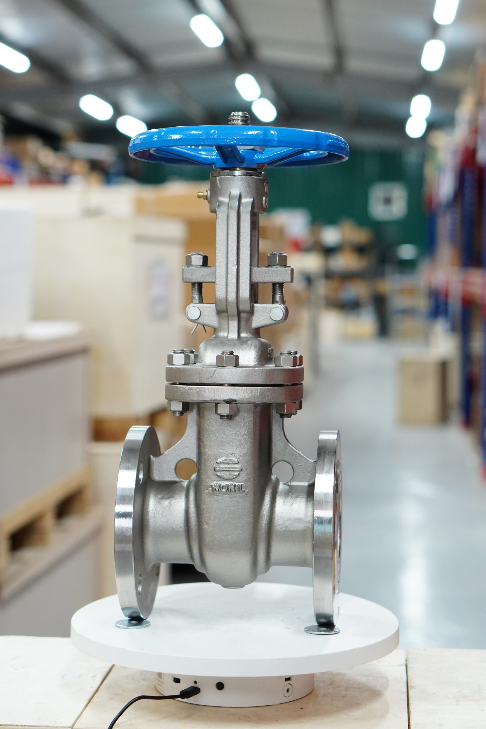 van cổng mặt bích inox