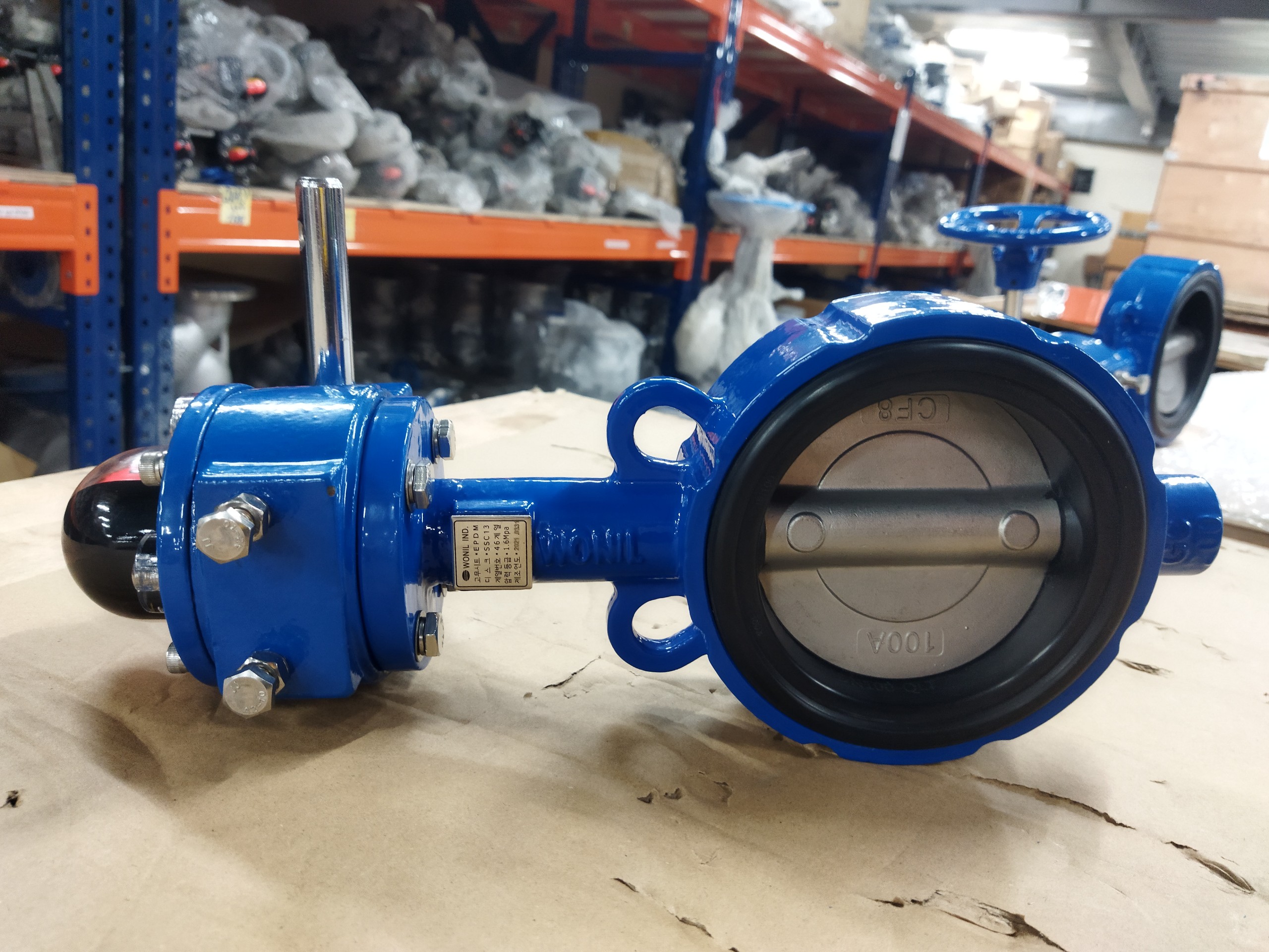 van bướm jis10k inox tay quay
