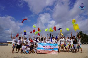 ảnh team building của nhân viên Vankhinen THP