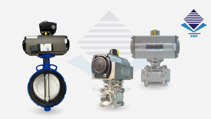 Van điều khiển bằng khí nén được ưa chuộng sử dụng trong các ngành tự động hóa công nghiệp