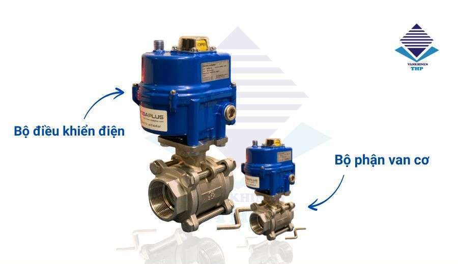 Cấu tạo van bi điều khiển điện