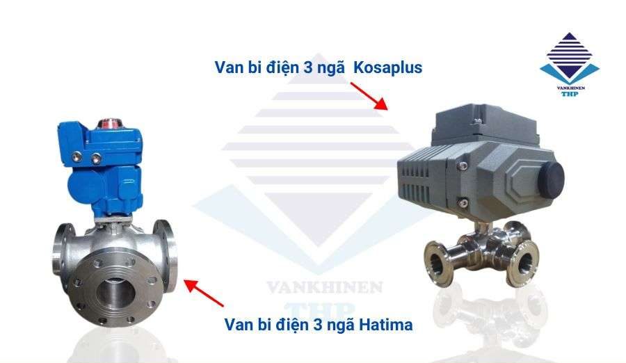 Van bi điều khiển điện ba ngã