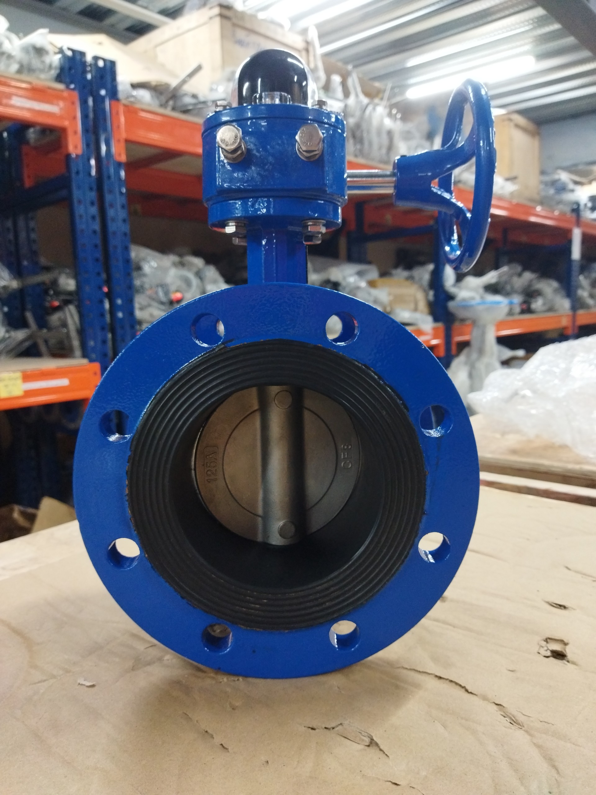 Van bướm hai mặt bích tay quay 