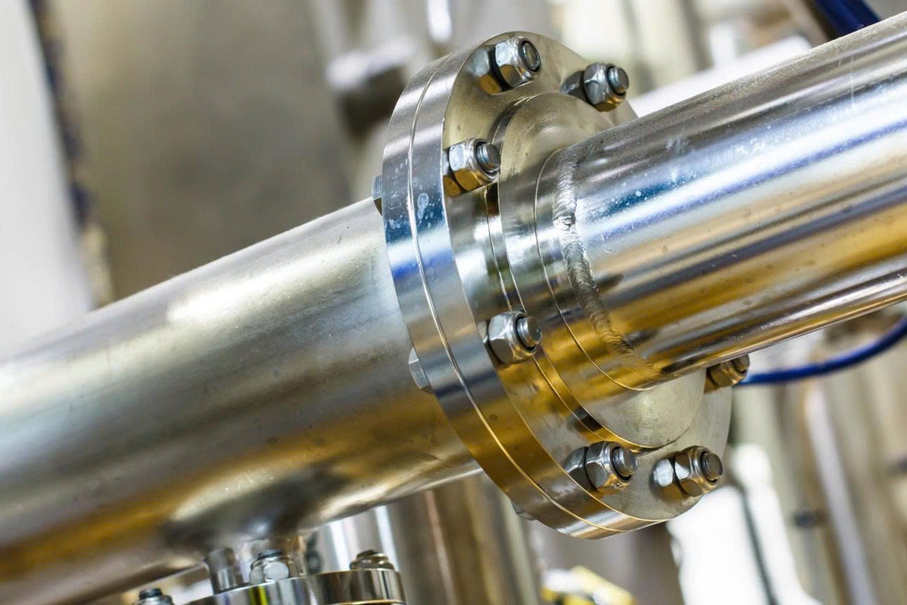 Hình ảnh bích rỗng Inox 304 10K Bothwell trên hệ thống cấp nước 